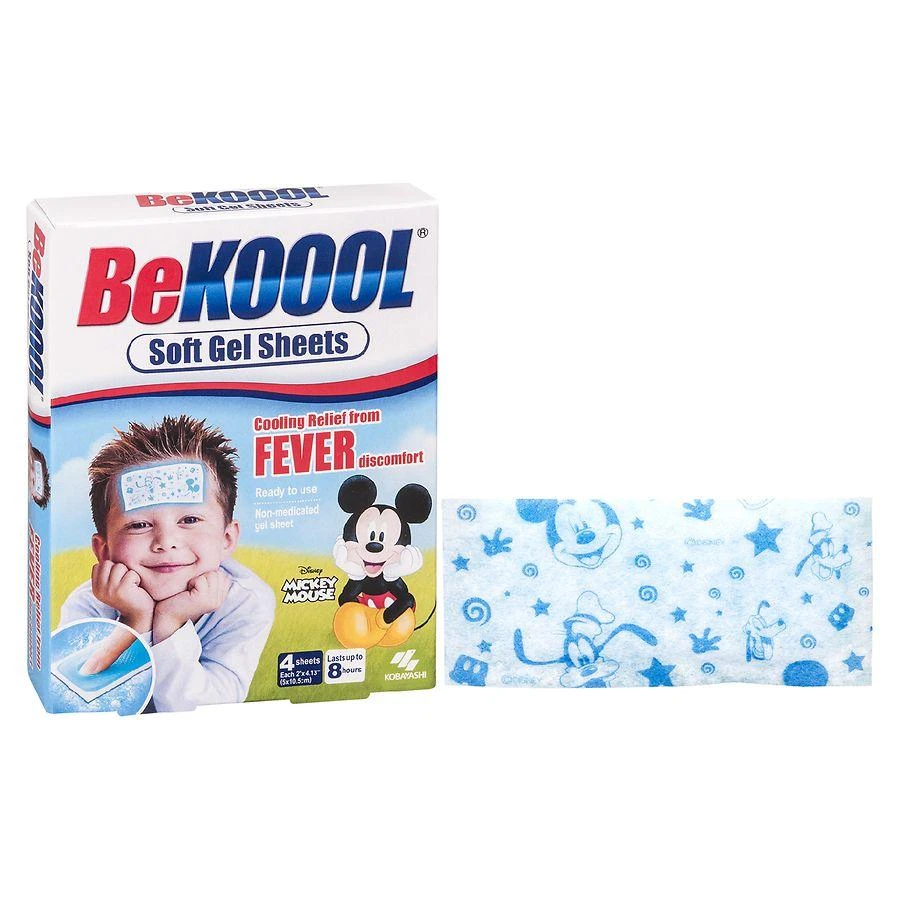 Be Koool Immediate Cooling Fever Reducing Soft Gel Sheets for Kids 3