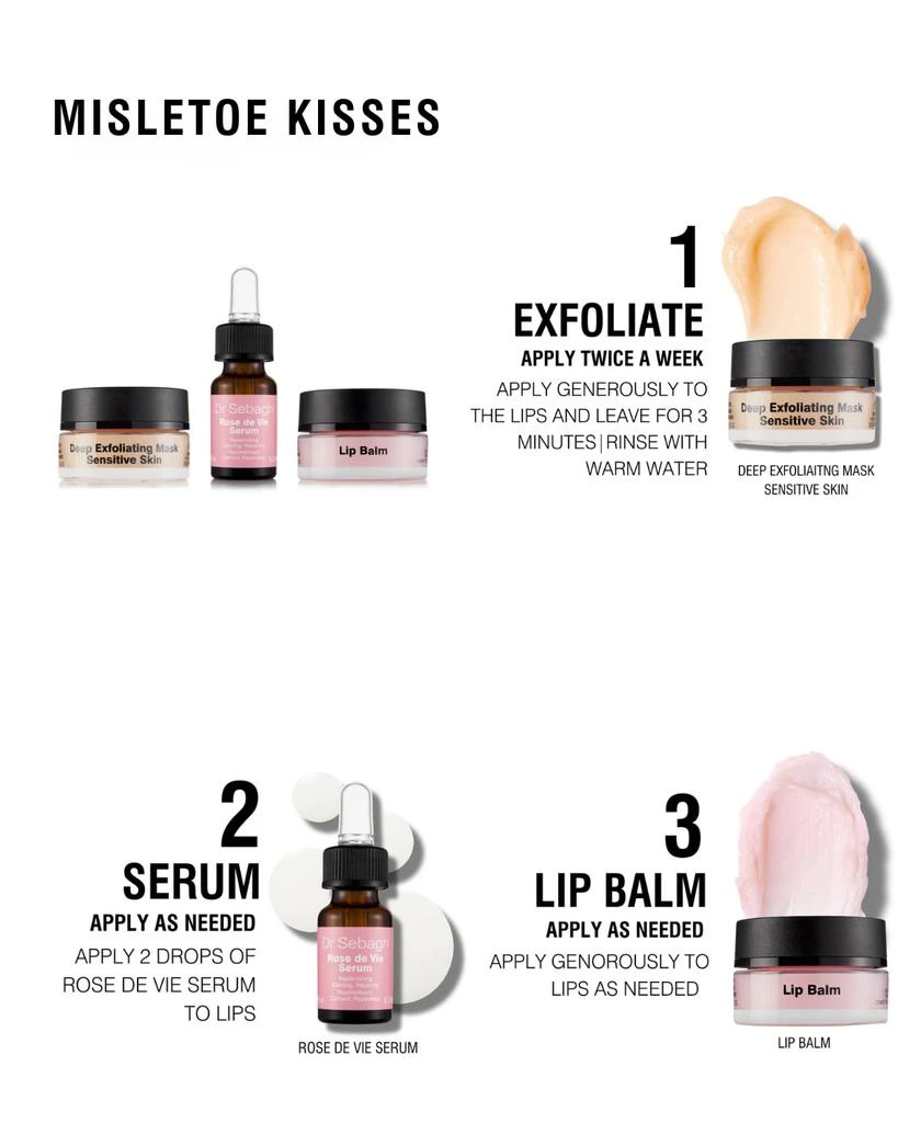 Dr Sebagh Mistletoe Kisses Stocking Filler Gift Bag 4