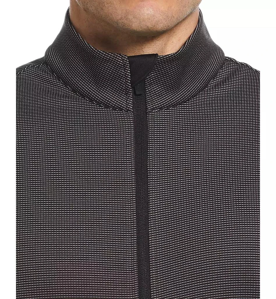 PGA TOUR Men's Micro Jacquard Full-Zip Sweater Vest 3