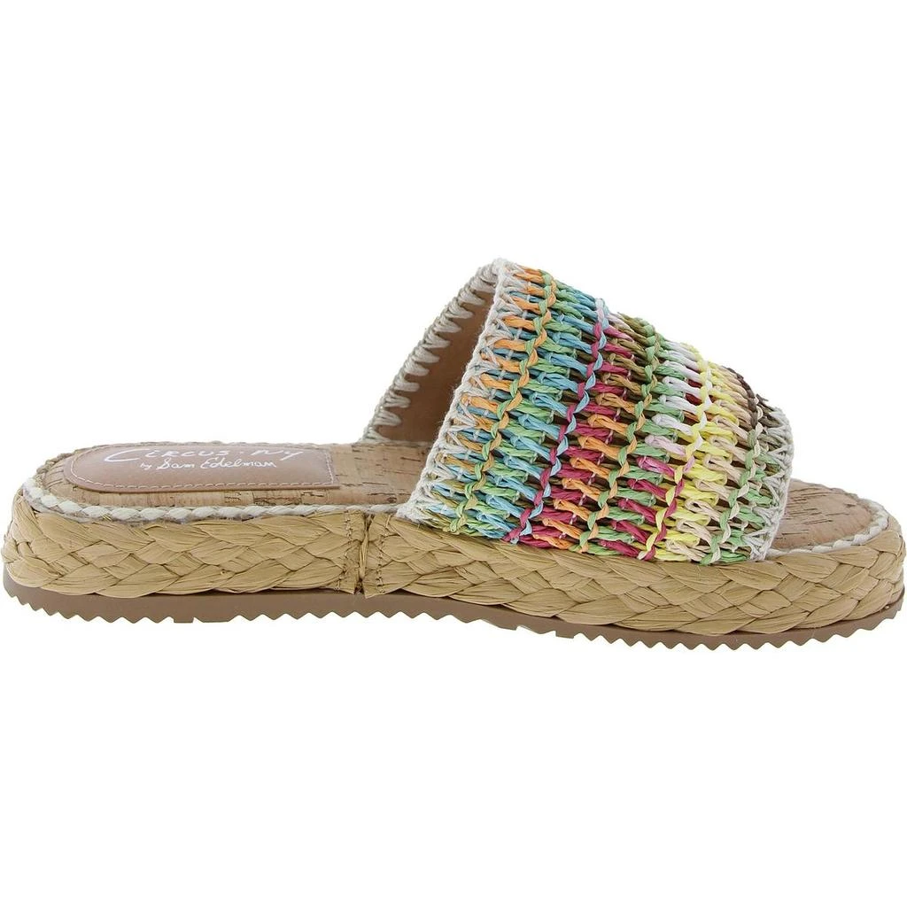 Sam Edelman Wallis Womens Woven Straw Slide Sandals 2
