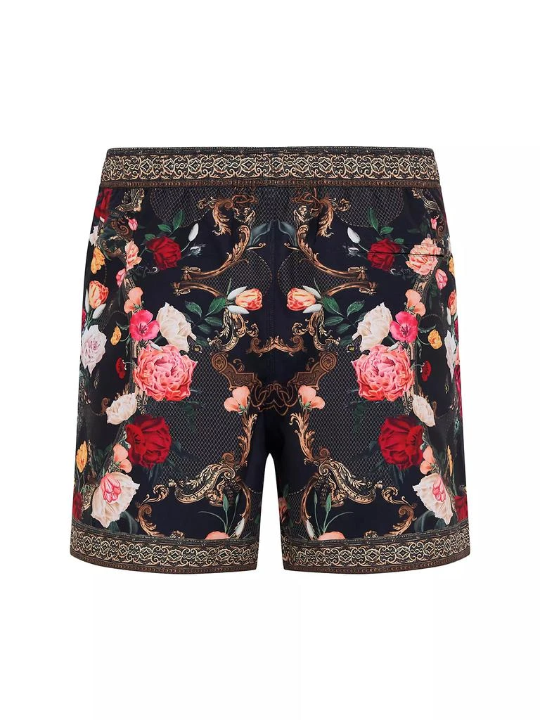 Camilla Floral Drawstring Swim Shorts 2