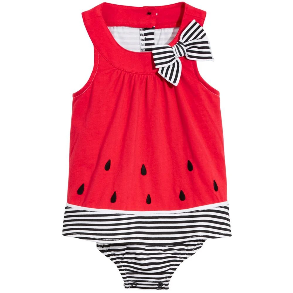 First Impressions Baby Girls Watermelon Sunsuit, Created for Macy's 1