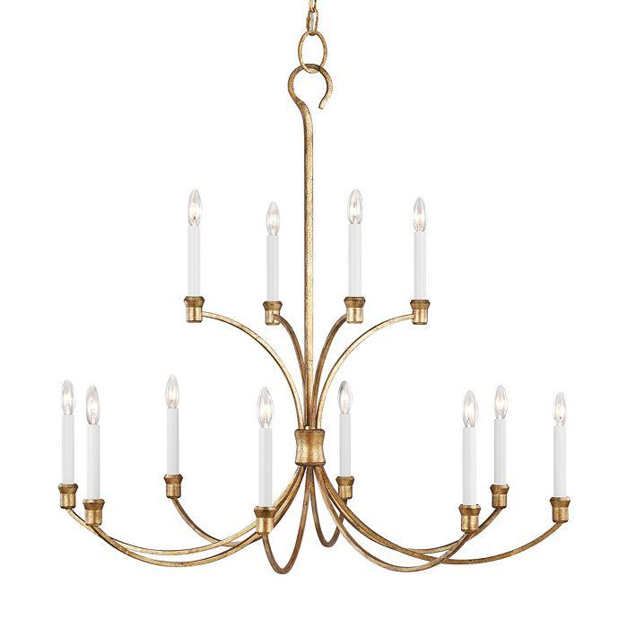 C&M by Chapman and Myers Chapman & Myers Westerly Large 12 Light Chandelier