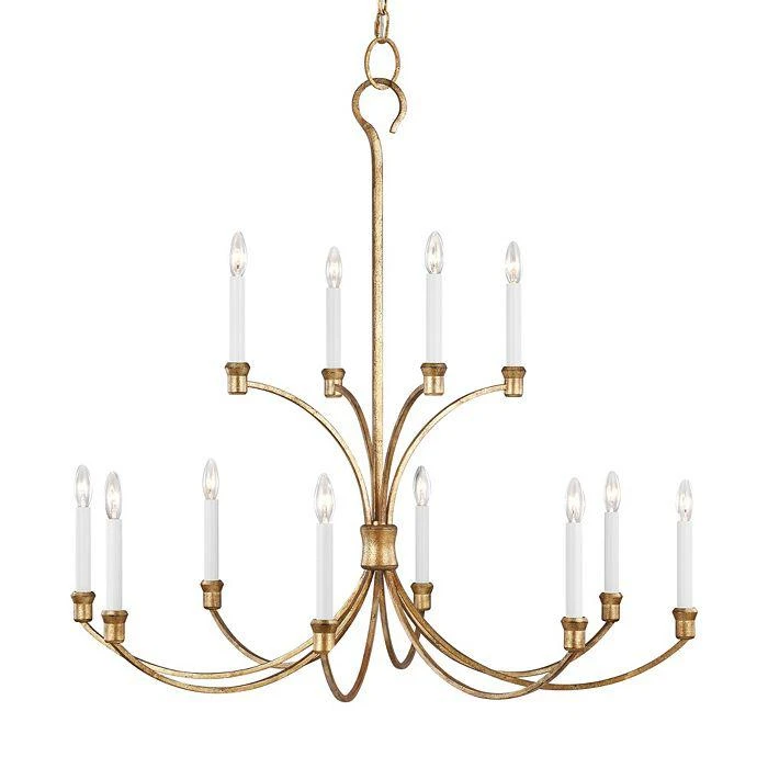 C&M by Chapman and Myers Chapman & Myers Westerly Large 12 Light Chandelier 2
