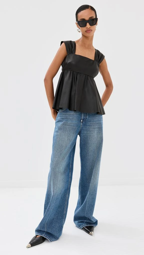 BY MALENE BIRGER Marcie Leather Top 4