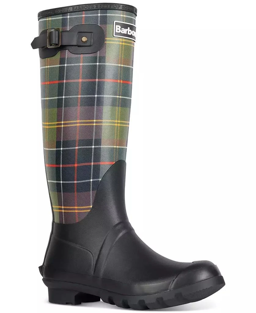 Barbour Women's Tartan Bede Rain Boots 1