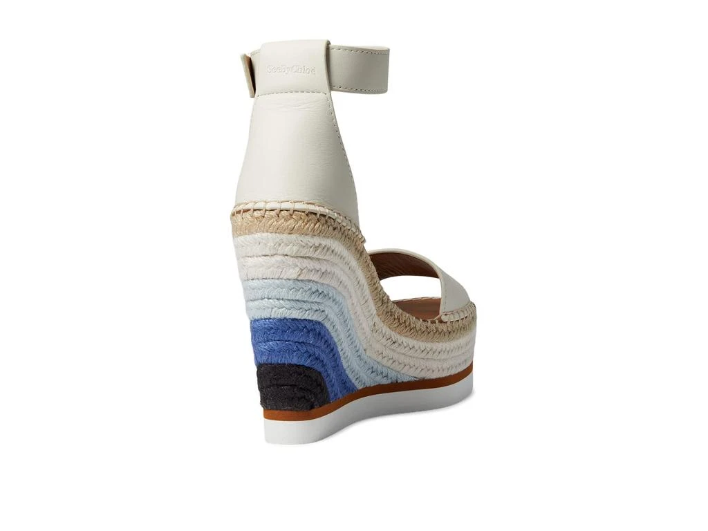 See by Chloé Glyn Espadrille Rainbow Wedge 5