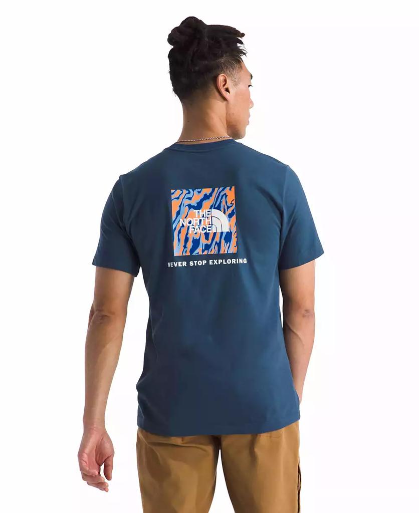 The North Face Men's Short Sleeve Core Wavy Lines Box Never Stop