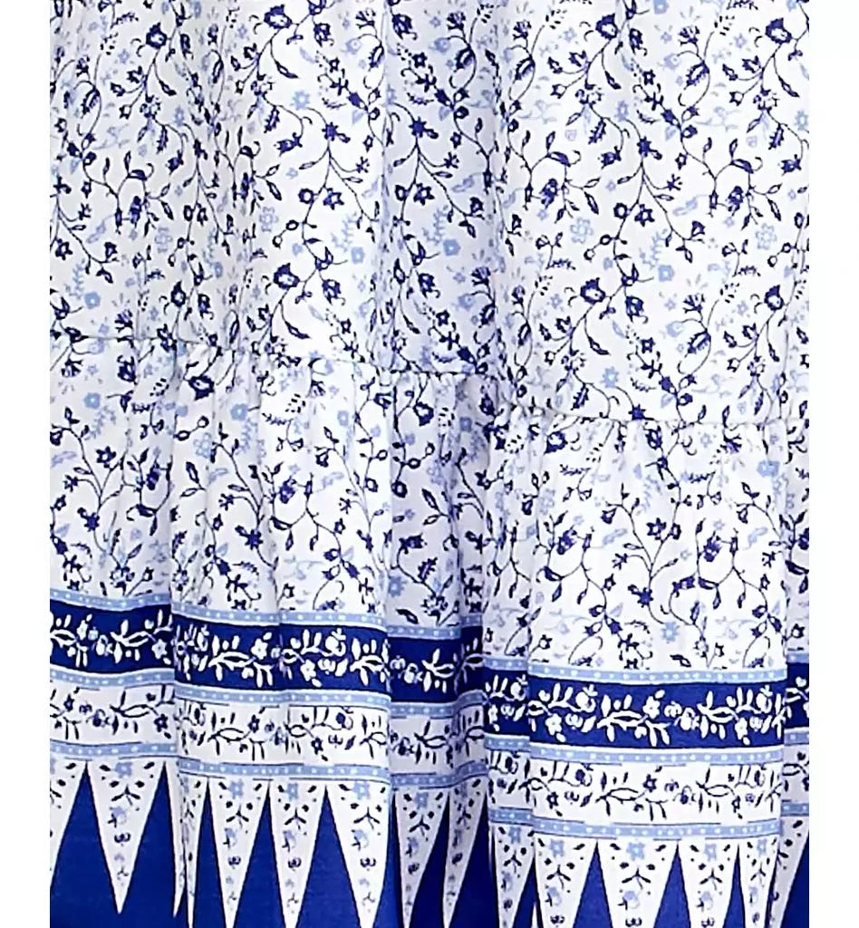 Trixxi Juniors' Ruched-Waist Printed Halter Mini Dress 4