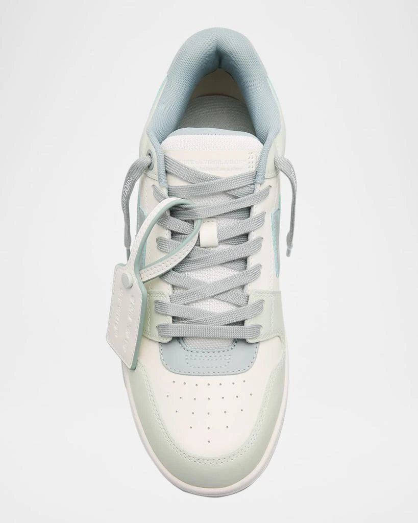 Off-White Men's Out Of Office Leather Low-Top Sneakers 4