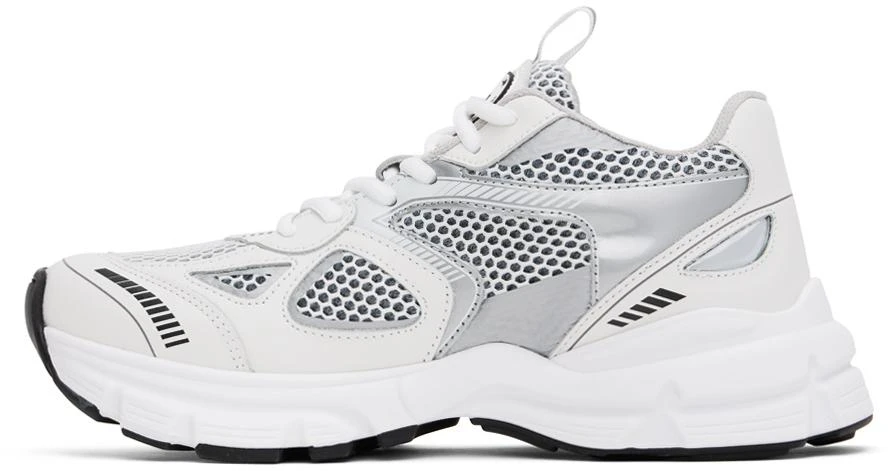 Axel Arigato White & Silver Marathon Runner Sneakers 3