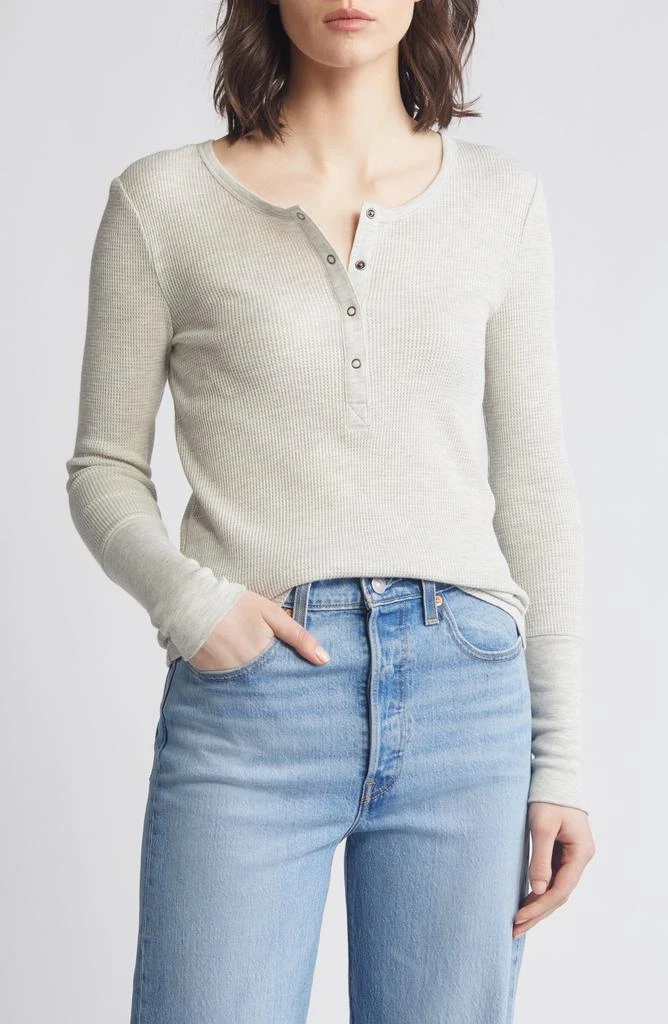 Splendid Forever Thermal Knit Henley 1