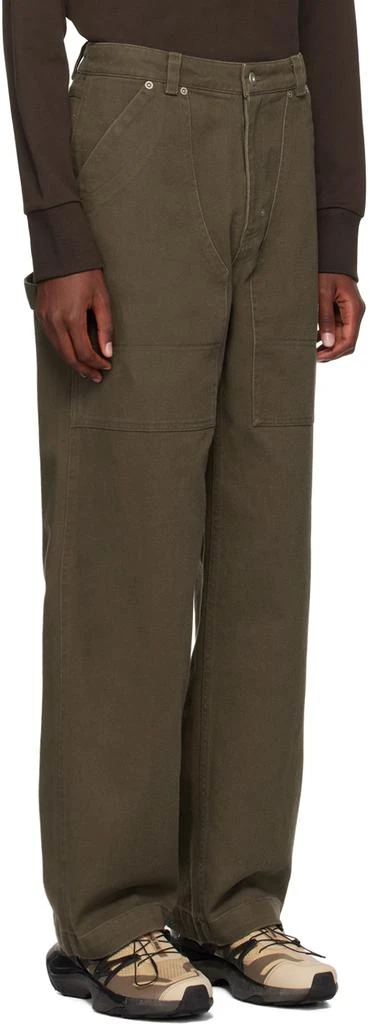 Kijun Brown Patchwork Trousers 2