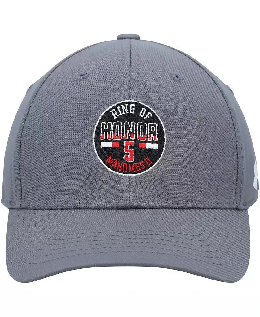 Under Armour Men's Patrick Mahomes Gray Texas Tech Red Raiders Ring of Honor Adjustable Hat 3
