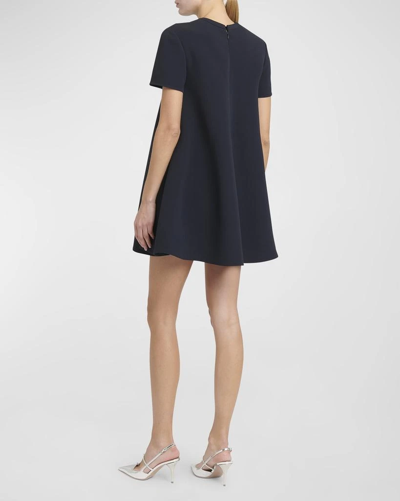 Valentino V-Logo Short-Sleeve Mini Shift Dress 4