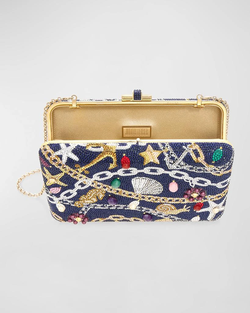 Judith Leiber Nautical Chains Crystal Clutch Bag 2