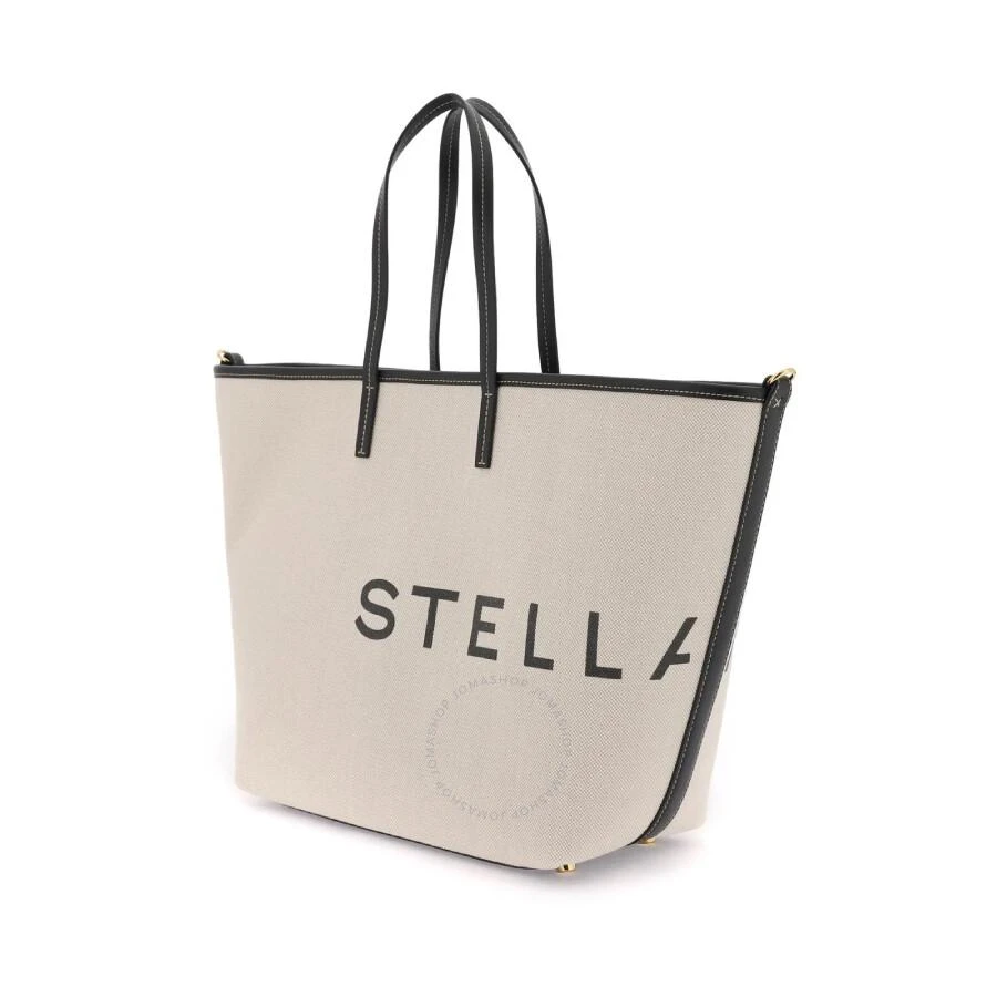 Stella McCartney Logo Printed Cotton Tote Bag 2