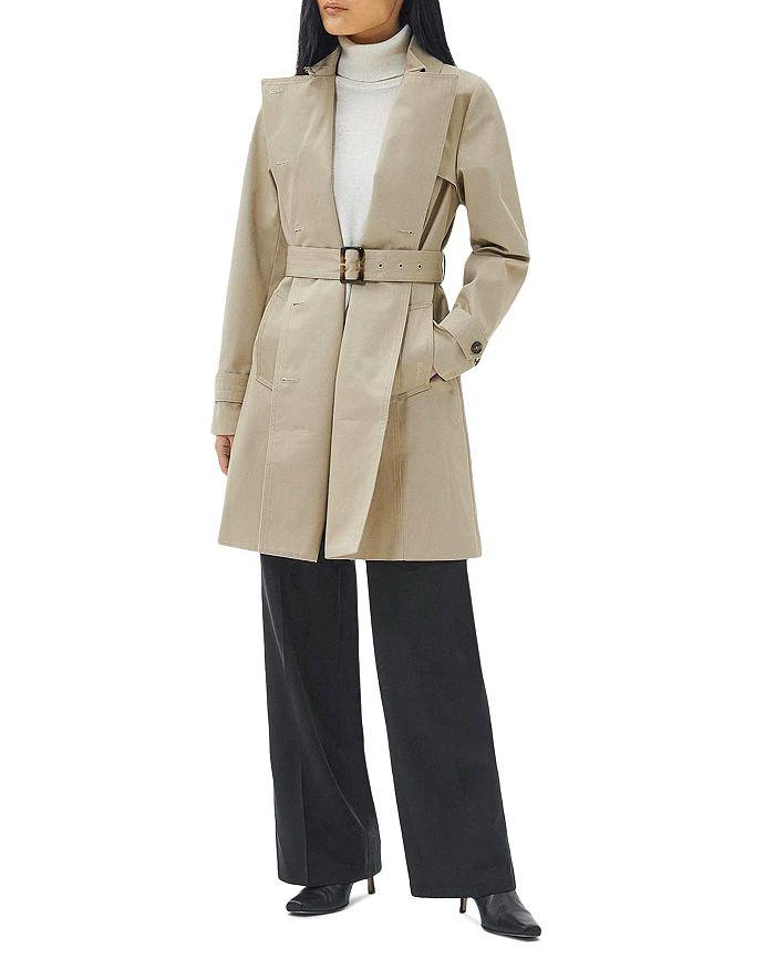 Barbour Greta Short Showerproof Trench Jacket 3