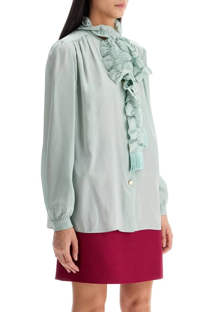 Valentino silk blouse with bow detail 2