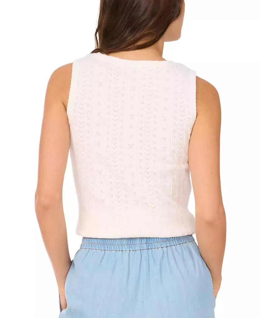 1. State Women's Pointelle Sleeveless Sweater 2