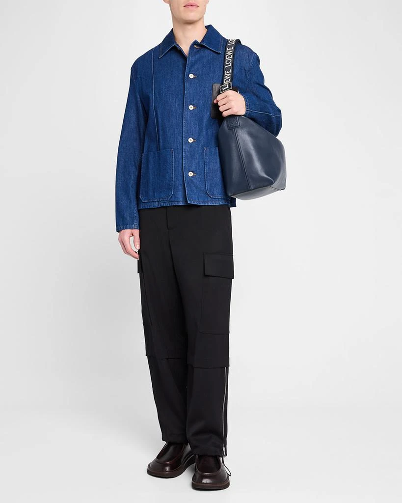 Loewe Men's Cubi Crossbody Bag in Calfskin 5