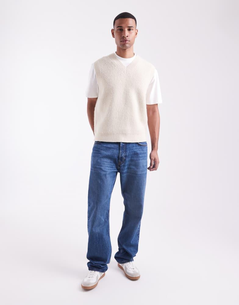 New Look New Look soft marl vest in oatmeal