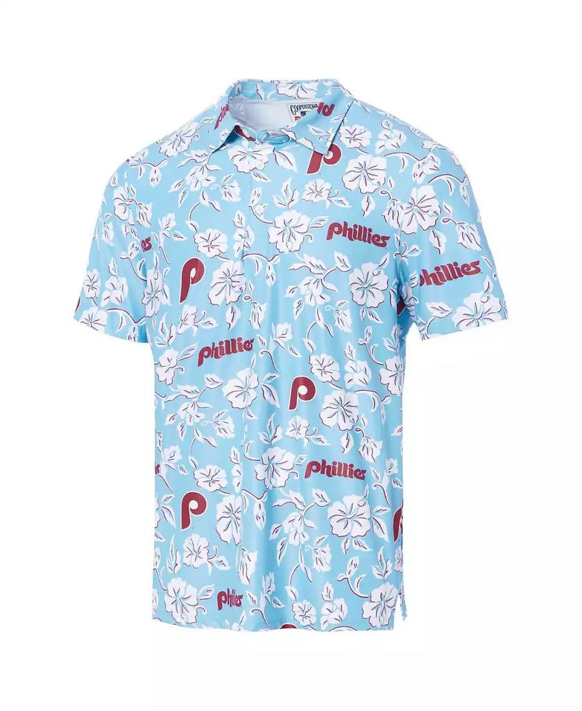 Reyn Spooner Men's Light Blue Philadelphia Phillies Cooperstown Collection Performance Polo Shirt