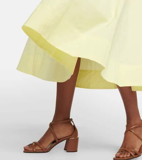 Ulla Johnson Helena gathered cotton midi dress 6