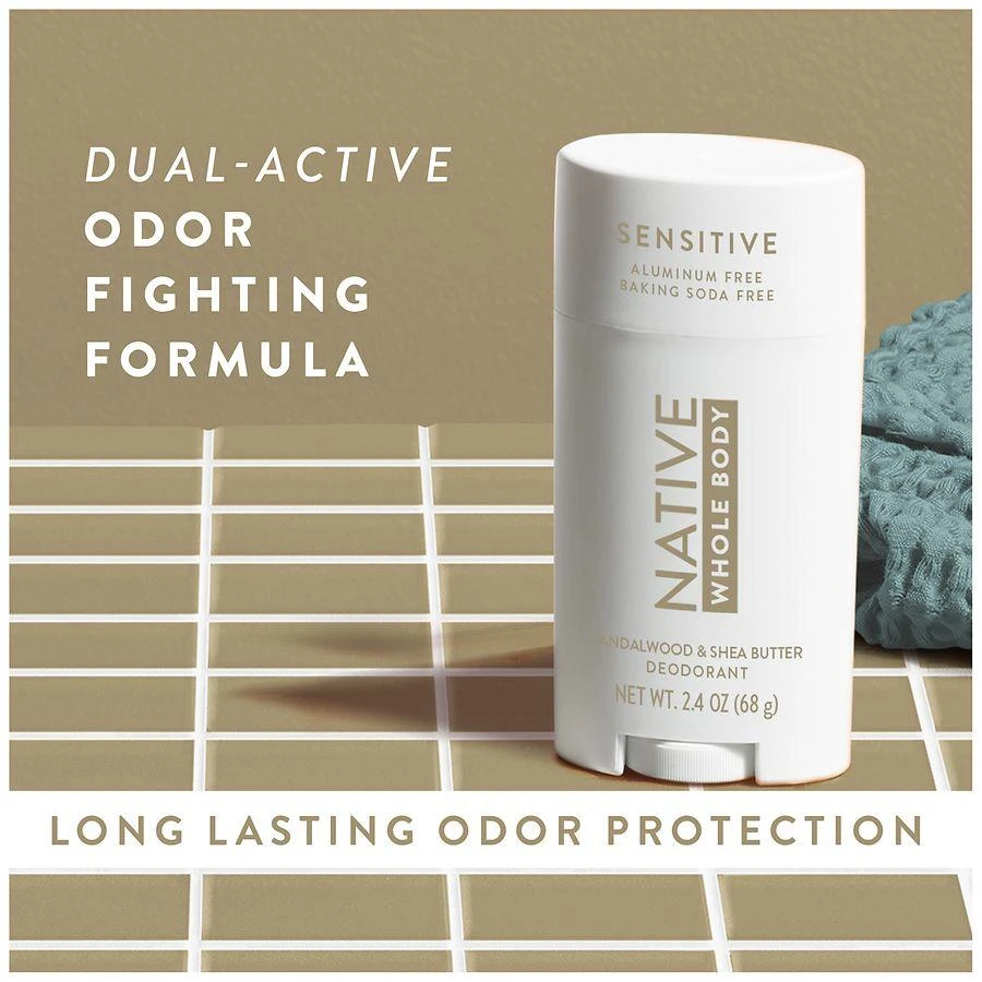 Native Sensitive Whole Body Deodorant Sandalwood & Shea Butter 4