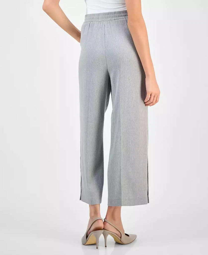 Kasper Women's High Rise Cropped Pull-On Pants 4