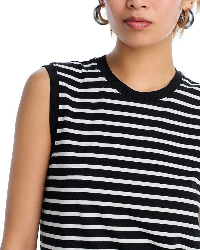 ATM Anthony Thomas Melillo Striped Sleeveless Jersey Top 4