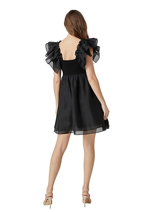 Endless Rose Rose Organza Sleeve Mini Dress 2