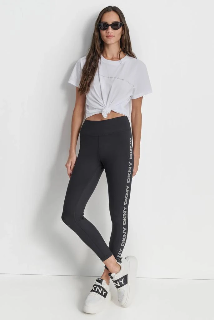 DKNY HIGH WAIST 7/8 RHINESTONE DKNY LEGGING 7