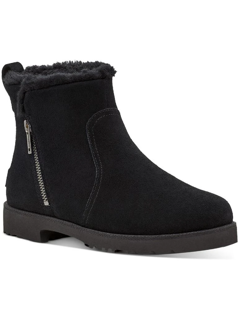 UGG Romely Zip Womens Suede Cold Weather Shearling Boots 1