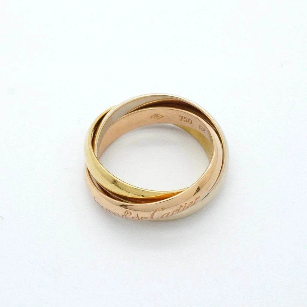 Cartier pink gold (18K) gold (18K) yellow gold (18K) Band Ring (Pre-Owned) 3