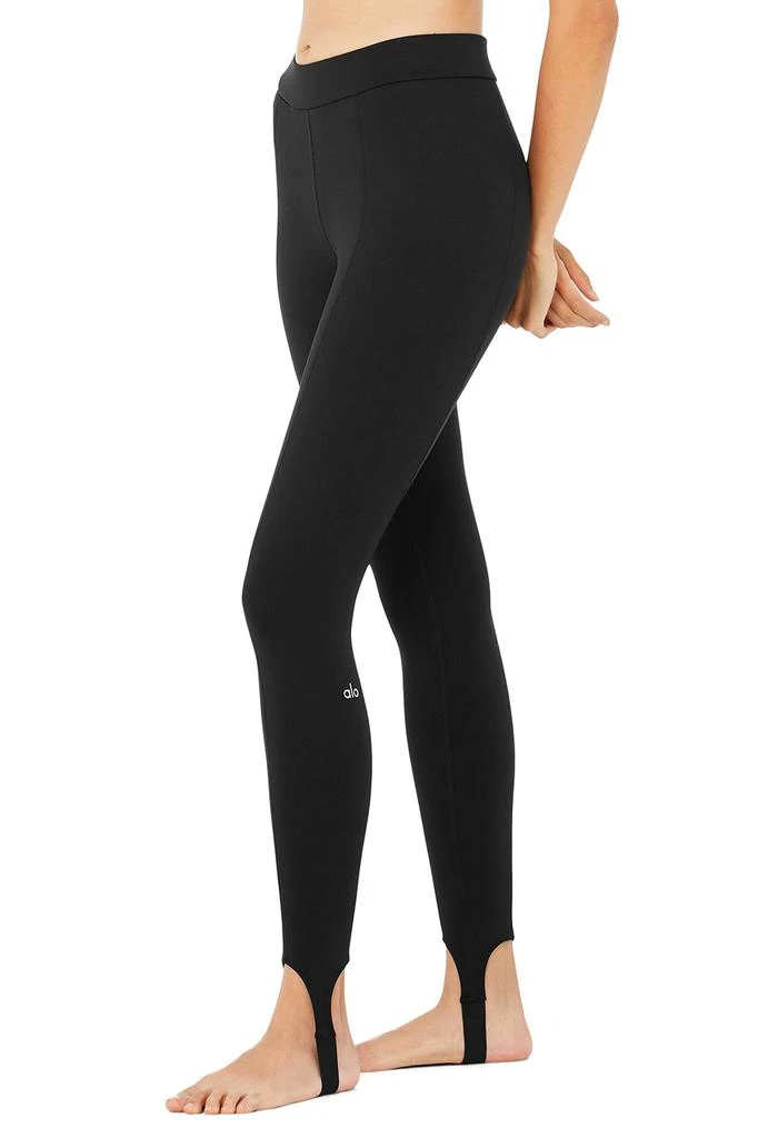 Alo High-Waist Classic Stirrup Legging - Black 3