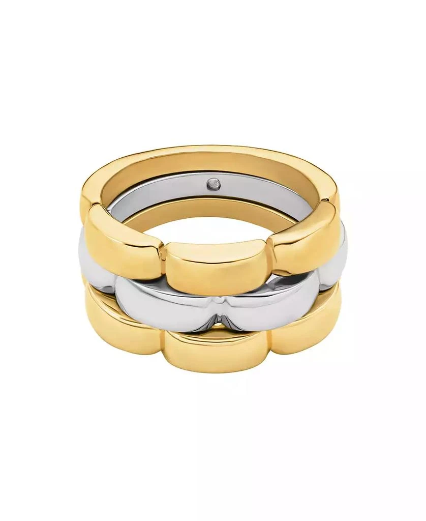 Michael Kors Two-Tone Link Ring 2
