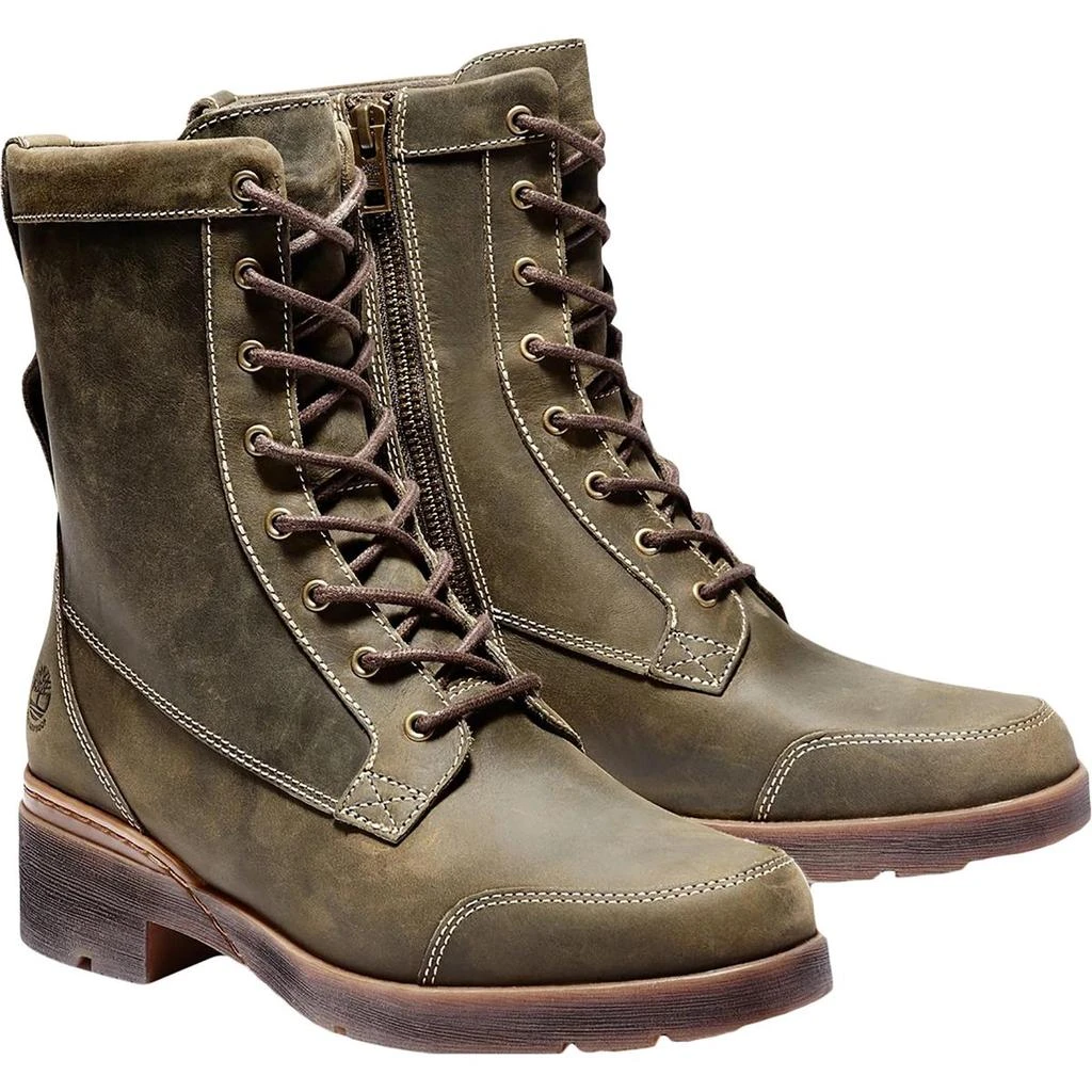 Timberland Graceyn Womens Suede Lace Up Combat Boots 2