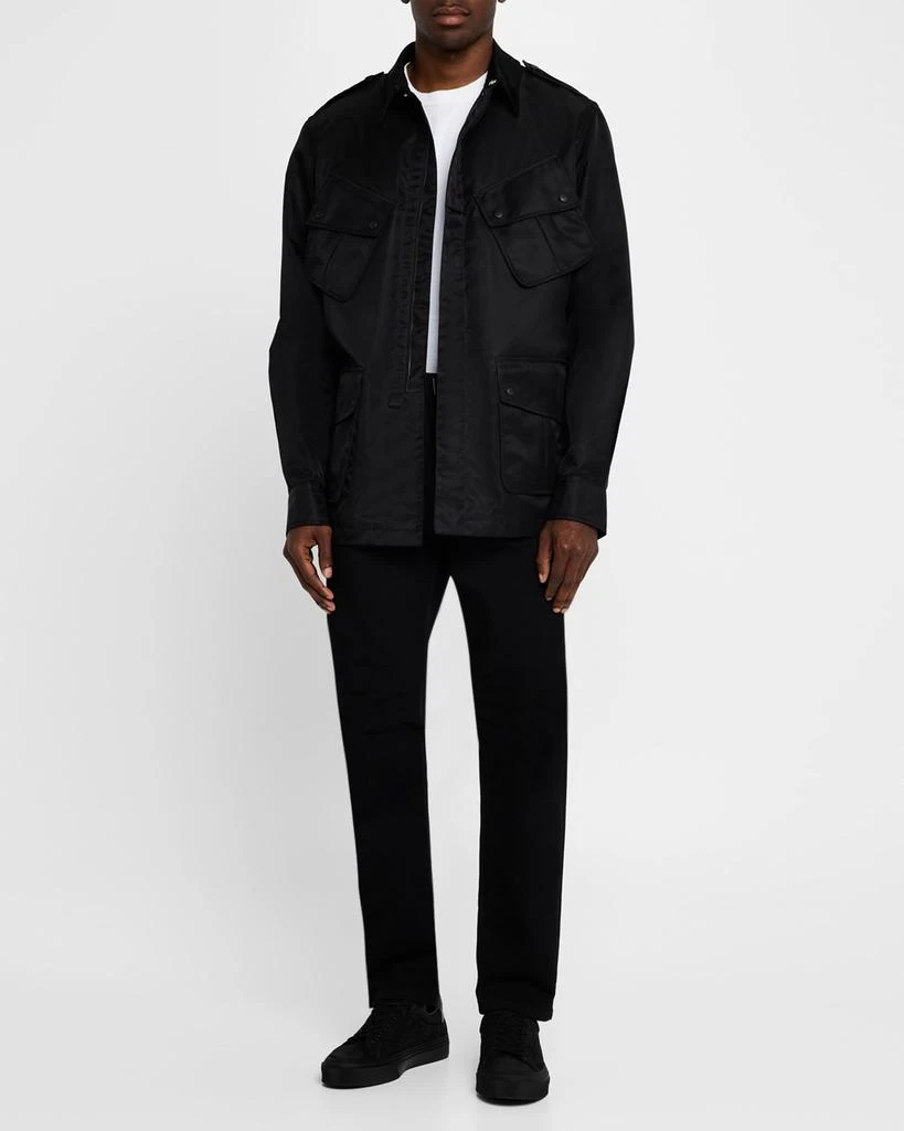 Givenchy Men's City Sport Grained Leather Low-Top Sneakers 3