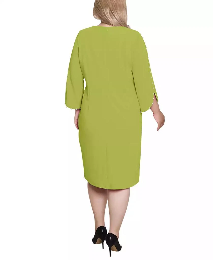NY Collection Plus Size 3/4 Sleeve Dress 2