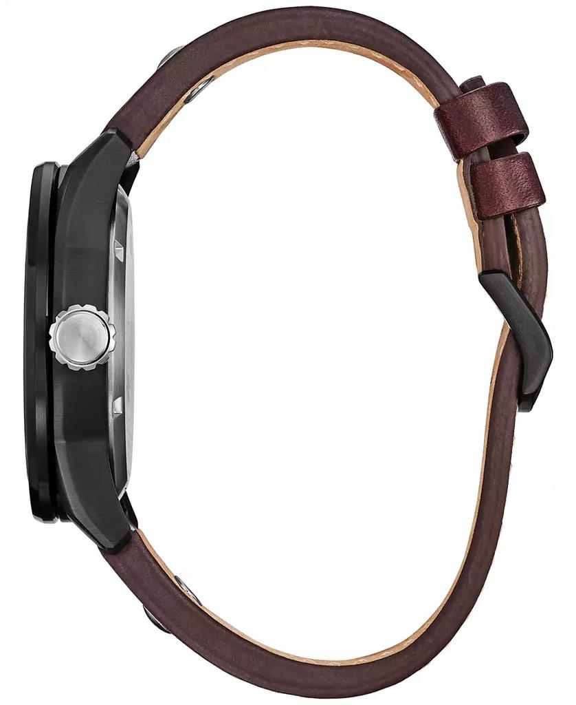 Citizen Eco-Drive Men's Star Wars X-Wing & TIE Fighter Brown Leather Strap Watch 45mm