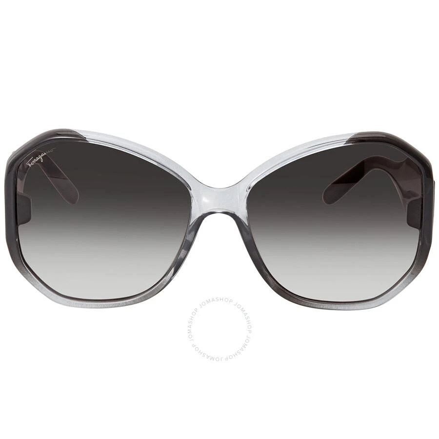 Salvatore Ferragamo Grey Gradient Butterfly Ladies Sunglasses SF942S 007 61 1