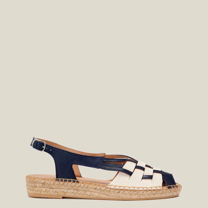 Naguisa Etel Espadrille Navy-Ecru 1