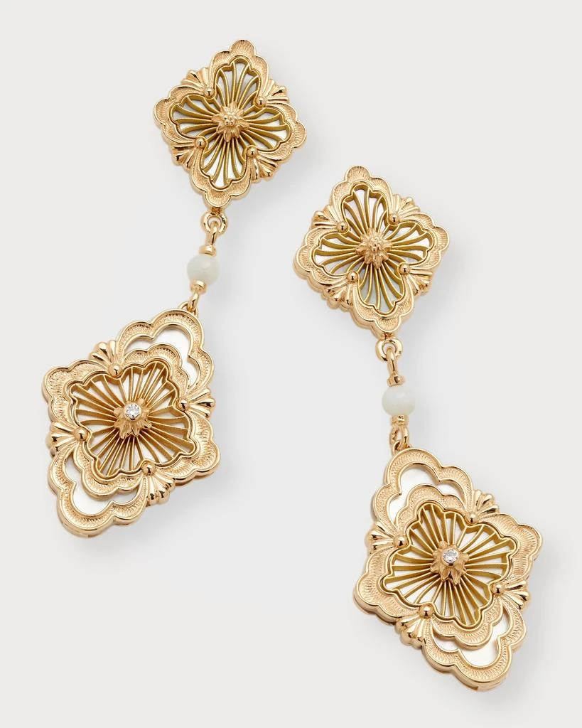 Buccellati Opera Tulle Pendant Earrings in Mother-of-Pearl 3