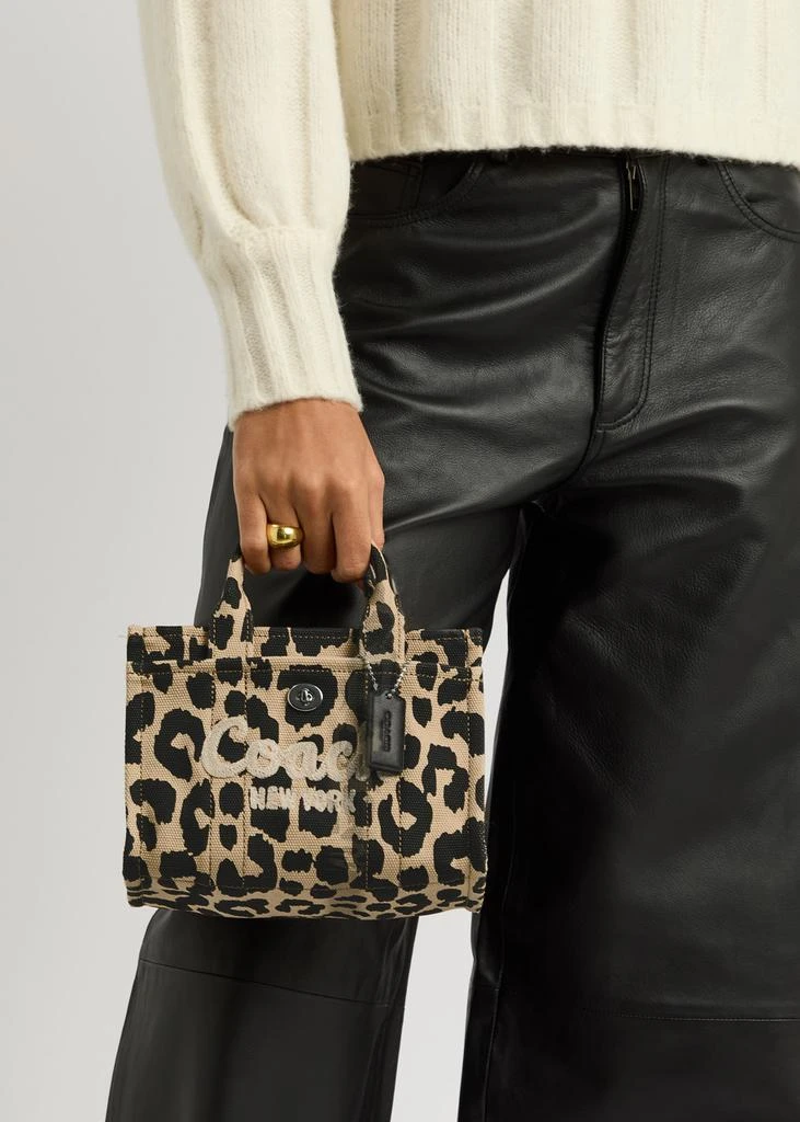 Coach Cargo 20 leopard-print canvas tote 6