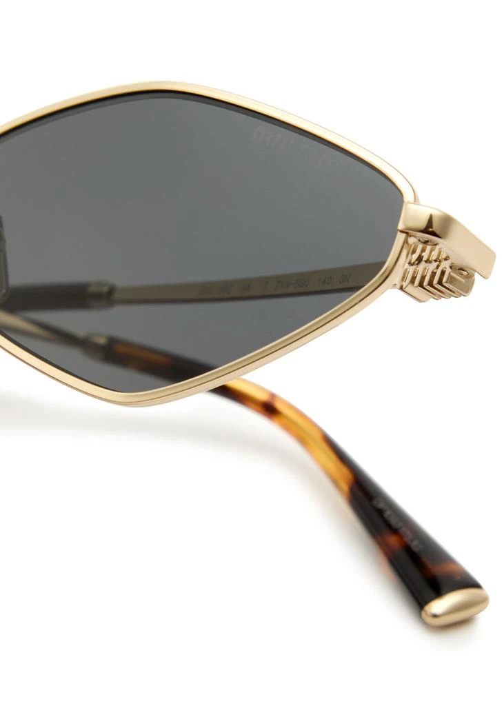 Miu Miu Narrow hexagonal-frame sunglasses  3