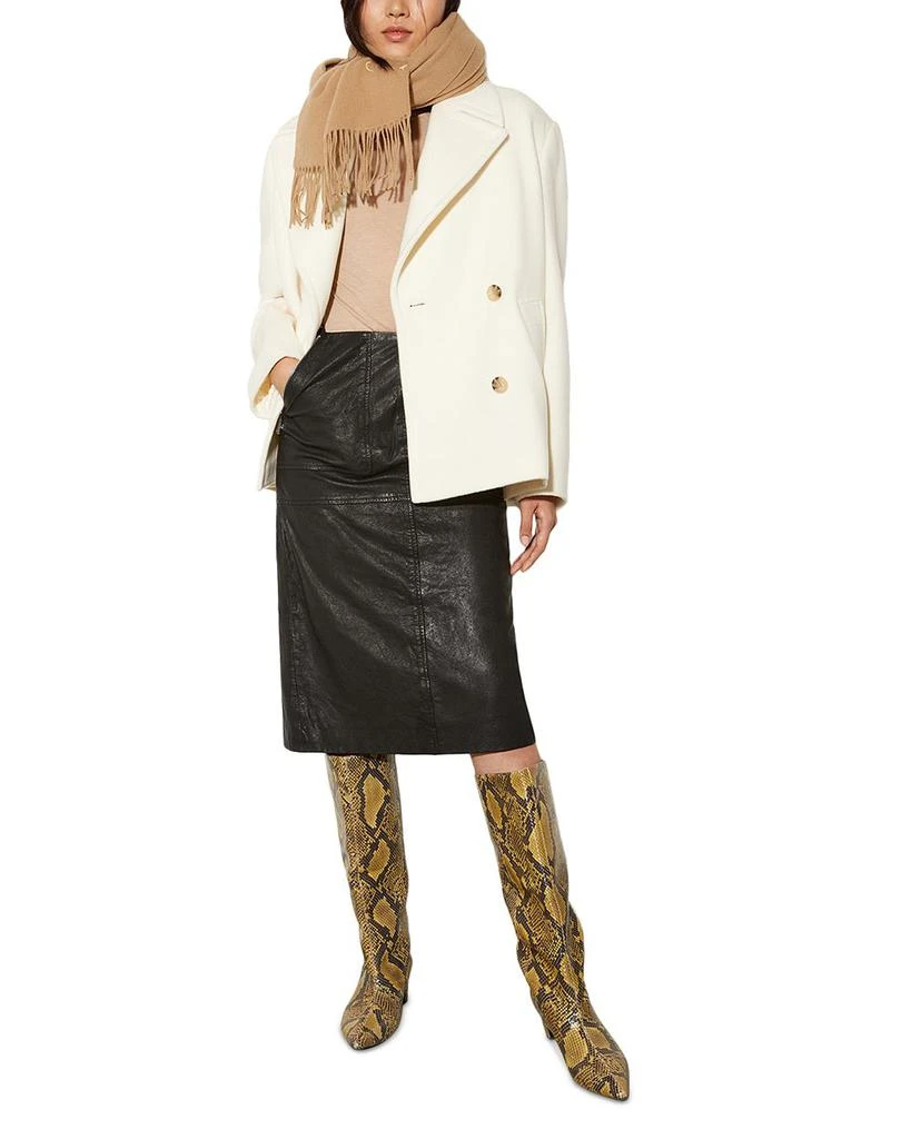 MAX&Co Motore Leather Skirt 2