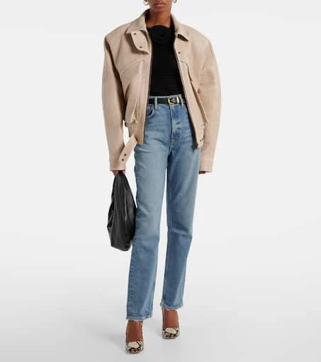 AGOLDE Stovepipe high-rise straight jeans 2