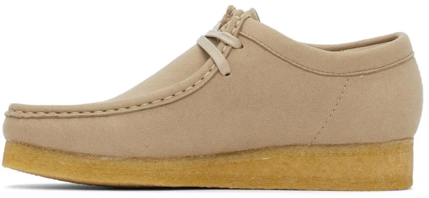 Clarks Beige Faux-Suede Wallabee Derbys 3