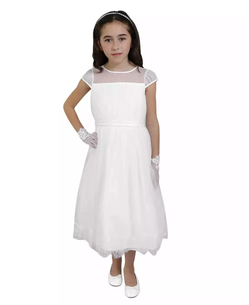 Us Angels Big Girls The Viola Communion Dress 1